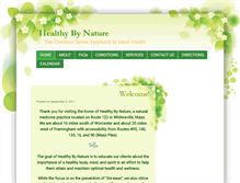 Tablet Screenshot of healthybynaturend.com